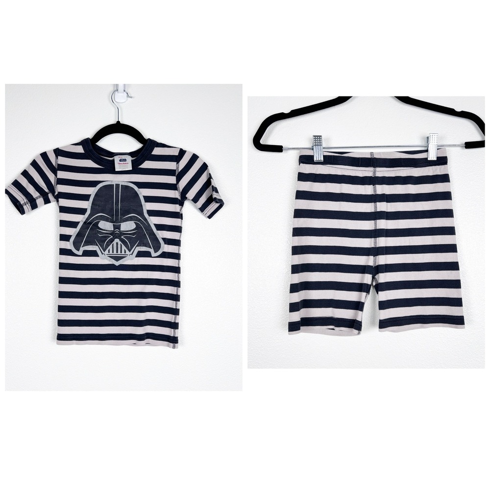 Hanna Andersson‎ Kids Two Piece Star Wars Striped Pajama Set Sz 10